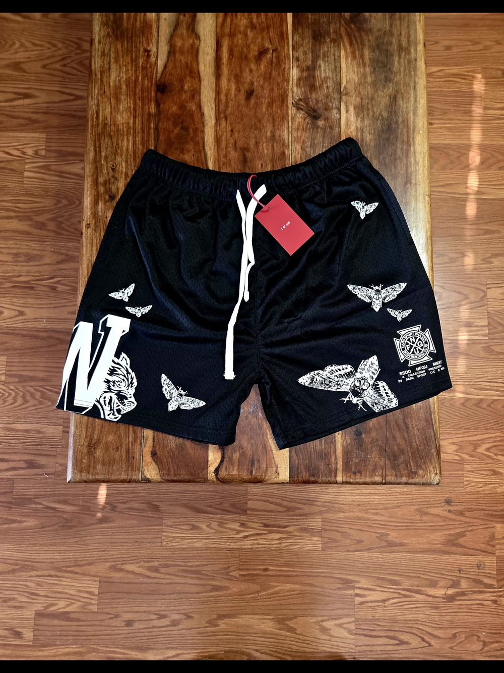 Darc Sport -RED TAG- Men's Black Mesh Athletic Shorts